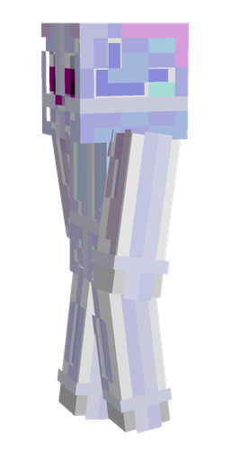 Blue skin: body, left side render