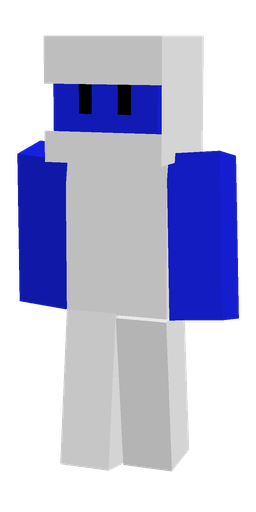 Blue skin: body, front render