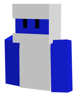 Blue skin: bust render