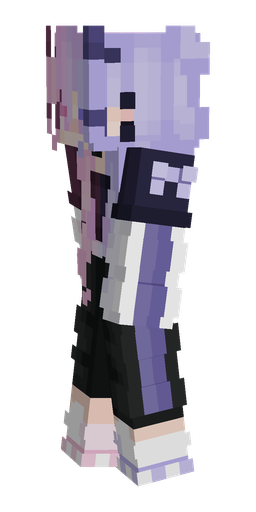 Black skin: body, left side render