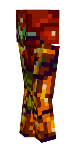 Brown skin: body, left side render