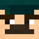 Black skin: face render