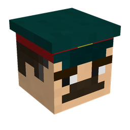 Black skin: head render