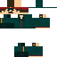 Black skin: raw texture render