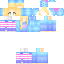 Blue skin: raw texture render