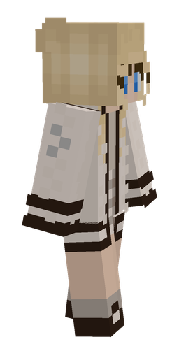 Brown skin: body, right side render