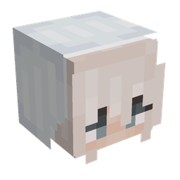 Blue skin: head render