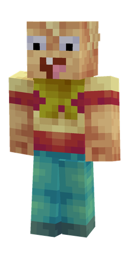 Blue skin: body, front render