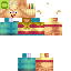 Blue skin: raw texture render