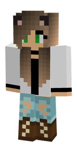 Brown skin: body, front render