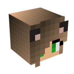 Brown skin: head render