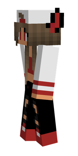 Black skin: body, left side render