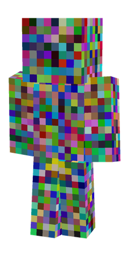 Blue skin: body, front render
