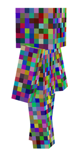 Blue skin: body, right side render