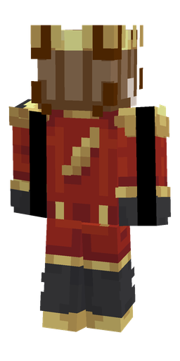 Black skin: body, back render