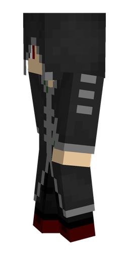 Black skin: body, left side render