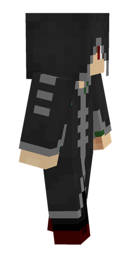Black skin: body, right side render