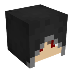 Black skin: head render