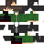 Black skin: raw texture render