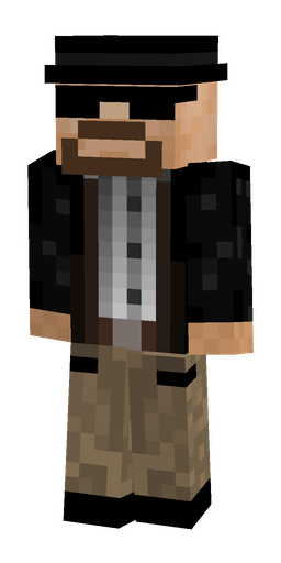 Black skin: body, front render