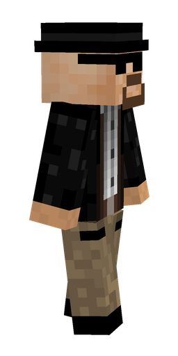 Black skin: body, right side render