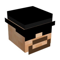 Black skin: head render