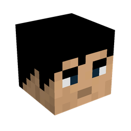 Black skin: head render