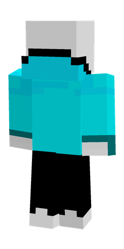 Black skin: body, back render