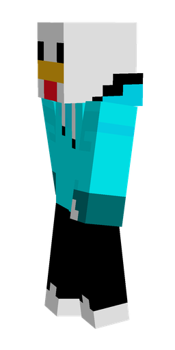 Black skin: body, left side render