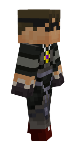 Black skin: body, right side render