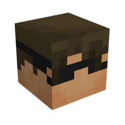 Black skin: head render