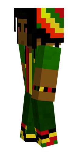 Black skin: body, left side render