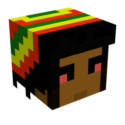 Black skin: head render
