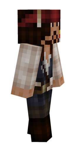 Black skin: body, right side render