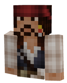 Black skin: bust render