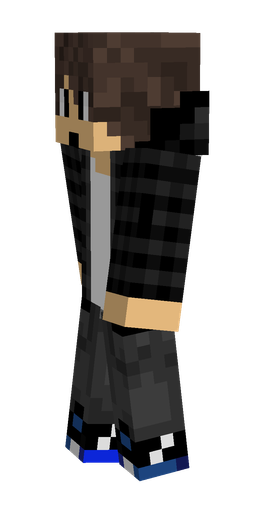Black skin: body, left side render