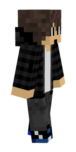Black skin: body, right side render