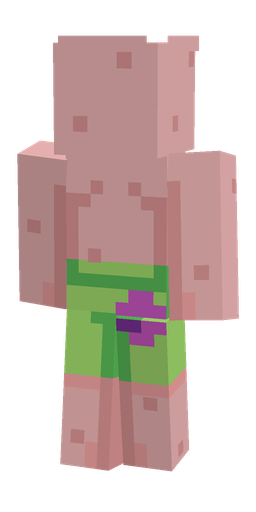 Classic skin: body, back render