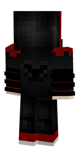 Black skin: body, back render