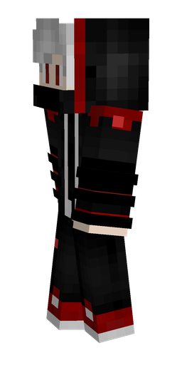 Black skin: body, left side render