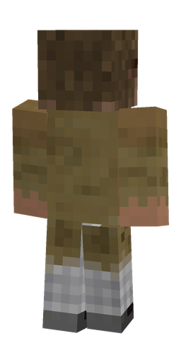 Brown skin: body, back render