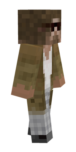 Brown skin: body, right side render