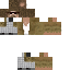 Brown skin: raw texture render