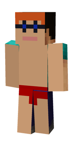 Black skin: body, front render