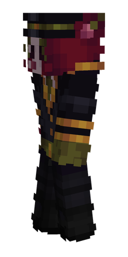 Black skin: body, left side render