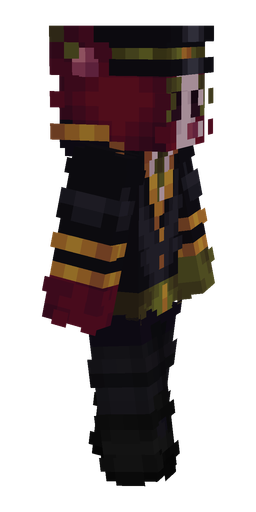 Black skin: body, right side render