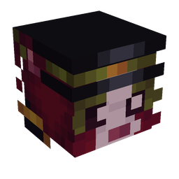 Black skin: head render
