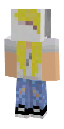 Blue skin: body, front render