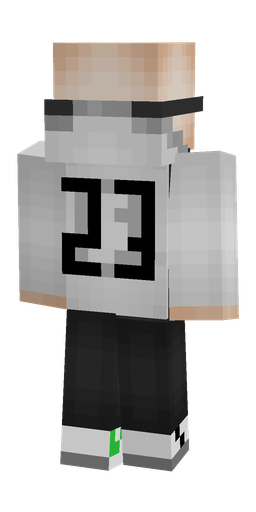 Black skin: body, back render