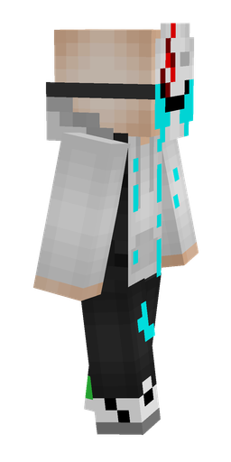 Black skin: body, right side render
